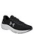 Tênis Under Armour Charged Starlight Masculino Preto Branco - Imagem 2