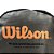 Mochila Wilson Sporting Goods Co Unissex Grafite Preto Laranja - Imagem 3