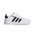Tênis Adidas Grand Court 2.0 Elastic Infantil Branco Preto - Imagem 1