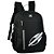 Mochila Mormaii MOR0265 Unissex Preto Branco - Imagem 1