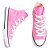 Tênis Converse All Star Chuck Taylor Cano Alto Infantil Rosa - Imagem 3