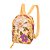 Mini Mochila Farm Borogodó Pássaro em Flor Amarelo Floral - Imagem 1