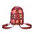 Mini Mochila Farm Borogodó Sofia Xadrez Bordô - Imagem 2