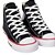 Tênis Converse All Star Chuck Taylor Hi Cano Alto Unissex Preto Branco Vermelho - Imagem 3