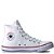 Tênis Converse All Star New Malden Hi Couro Unissex Branco Vermelho - Imagem 1