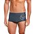 Sunga Nike Outline Swoosh Masculina Cinza Branco - Imagem 1