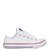 Tênis Converse Chuck Taylor All Star Ox Couro Infantil Branco Vermelho - Imagem 1
