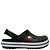 Sandália Crocs Crocband Clog Infantil Preto Branco - Imagem 1