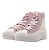 Tênis Converse All Star Chuck Taylor Lift Hi Branco Rosa - Imagem 3