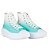 Tênis Converse All Star Chuck Taylor Move Hi Verde Branco - Imagem 2