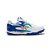Chuteira de Society Joma Top Flex Infantil - Branco e Turquesa - Imagem 1
