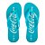 Chinelo Coca Cola 1886 Feminino Turquesa Turquesa - Imagem 1