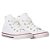 Tênis Converse All Star Chuck Taylor Hi Cano Alto Infantil Branco Vermelho - Imagem 2