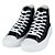 Tênis Converse All Star Chuck Taylor Move Hi Cano Alto Feminino Preto Branco - Imagem 3