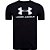 Camisa Under Armour Sportstyle Logo Masculina Preto Branco - Imagem 1