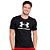 Camisa Under Armour Sportstyle Logo Masculina Preto Branco - Imagem 3