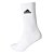 Kit Meia Adidas Cush Crew Cano Alto Unissex Branca - Imagem 1