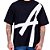 Camisa Approve Huge Biglogo Oversized Masculina Preto Branco - Imagem 1