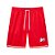 Bermuda Approve 9Inches Home Run Masculina Vermelho - Imagem 1