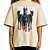 Camisa Approve Oversized Animals II Dobermann Masculina Bege - Imagem 1