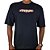 Camisa Approve Oversized Blur Dog Masculina Preto Rosa Azul - Imagem 1