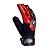 Luva 7Poker Futebol de Campo Training Basic Junior Preto Vermelho Dourado - Imagem 2