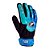 Luva 7Poker Futebol de Campo Training Basic Junior Azul Verde Branco - Imagem 1