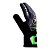 Luva 7Poker Futebol de Campo Training Infinity Preto Chumbo Verde - Imagem 3