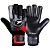 Luva 7Poker Futebol de Campo Training Infinity Preto Vermelho - Imagem 2