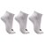 Kit Meia Mizuno Basic Cano Baixo com 3 pares Branco - Imagem 2
