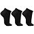 Kit Meia Mizuno Basic Cano Baixo com 3 Pares Preto - Imagem 2