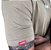 Camisa Thug Nine Bold Puff Masculina Caqui Branco - Imagem 3