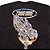 Camisa Thug Nine Oversized Chrome Prayer Masculina Preto - Imagem 3