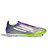 Chuteira Adidas F50 League Campo Roxo, Verde e Branco - Imagem 1
