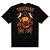 Camisa Thug Nine Lamborghini Masculina Preto e Laranja - Imagem 3