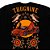 Camisa Thug Nine Lamborghini Masculina Preto e Laranja - Imagem 4