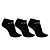 Kit Meia Fila Tripack Cano Curto Unissex Preto - Imagem 1