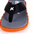 Chinelo Kenner Megah 25/26 Masculino Preto, Cinza e Laranja - Imagem 3