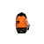 Chuteira Umbro Campo Warskin Infantil Preto, Laranja e Branco - Imagem 5