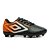 Chuteira Umbro Campo Warskin Infantil Preto, Laranja e Branco - Imagem 1