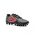 Chuteira Umbro Campo Warskin Infantil Preto, Vermelho e Grafite - Imagem 2