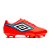 Chuteira Umbro Campo Cannon Infantil Coral, Vermelho e Azul - Imagem 1