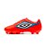 Chuteira Umbro Campo Cannon Infantil Coral, Vermelho e Azul - Imagem 3