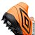 Chuteira Umbro Society Masculina Fifty VI League Branco, Laranja e Preto - Imagem 7