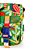 Bolsa Farm Fervo Bosque dos Pássaros Verde/Azul/Amarelo - Imagem 3