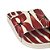 Chinelo Farm Slide Rio De Janeiro Me leva Feminino Vermelho Bege - Imagem 2