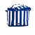 Mini Cooler Farm Farofa Listra Off White/Azul - Imagem 4
