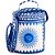 Cooler Farm Farofa Solar Floral Beleza Off White/Azul - Imagem 1
