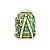 Mini Mochila Farm Borogodó Praia a Carioca Off White/Verde/Amarelo - Imagem 2