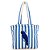 Bolsa Farm Solzão Arara Listrado Off White/Azul - Imagem 1
